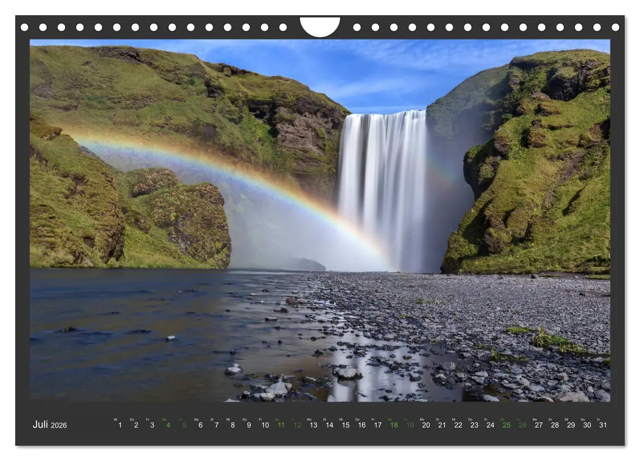 Bild: 9783457679357 | Island - Die schönsten Wasserfälle (Wandkalender 2026 DIN A4 quer),...