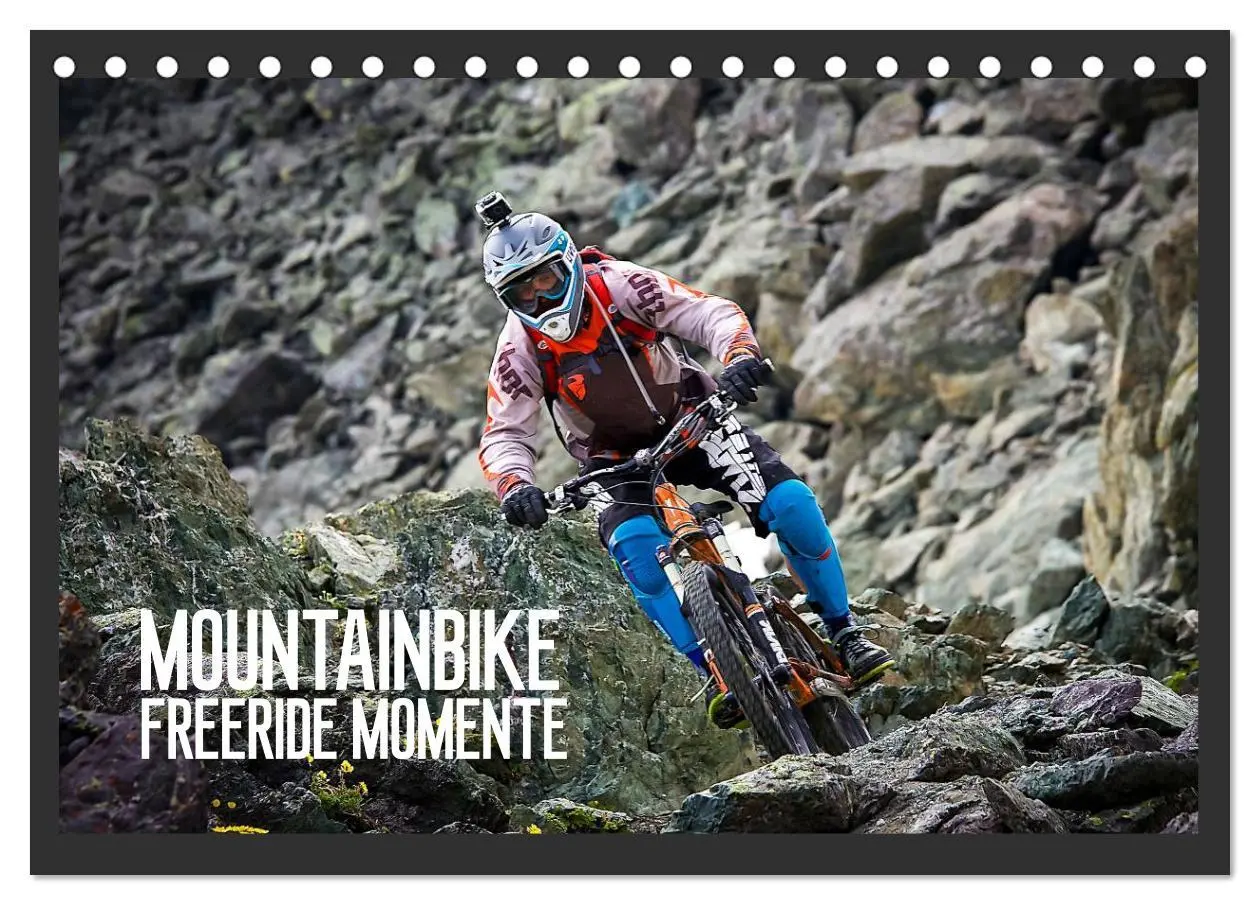 Cover: 9783516079357 | Mountainbike Freeride Momente (Tischkalender 2026 DIN A5 quer),...