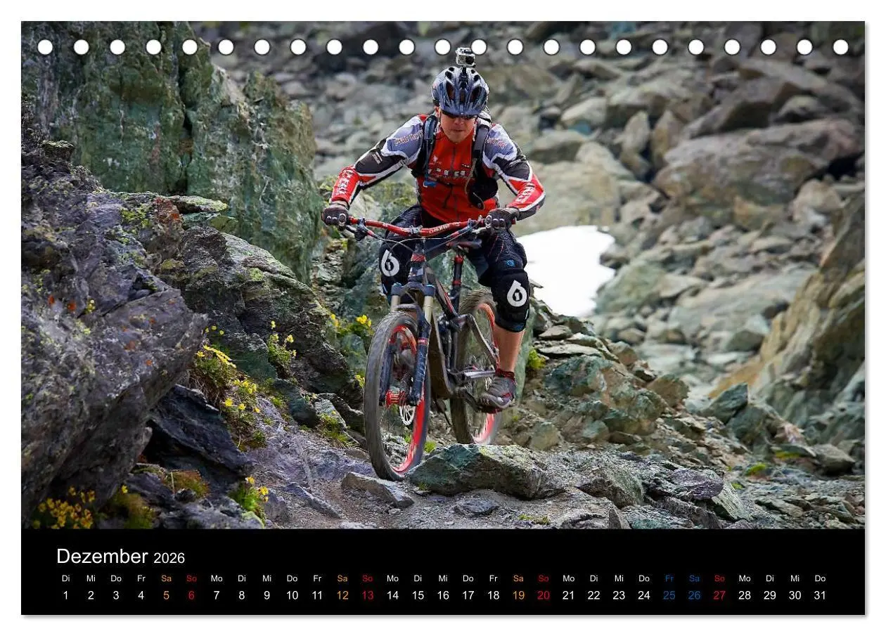Bild: 9783516079357 | Mountainbike Freeride Momente (Tischkalender 2026 DIN A5 quer),...