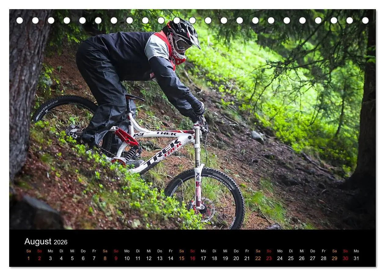 Bild: 9783516079357 | Mountainbike Freeride Momente (Tischkalender 2026 DIN A5 quer),...