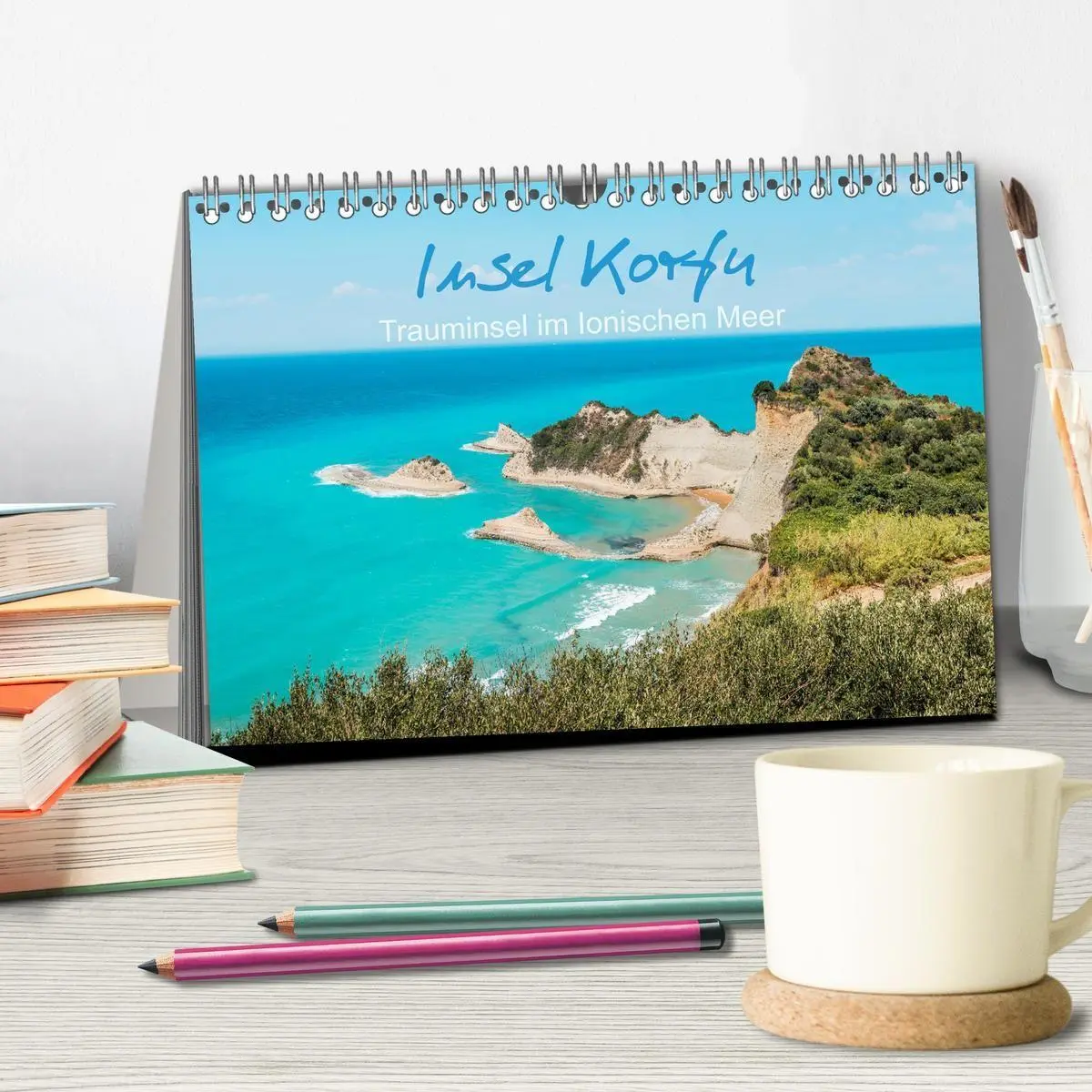 Bild: 9783569549357 | Insel Korfu - Trauminsel im Ionischen Meer (Tischkalender 2027 DIN...