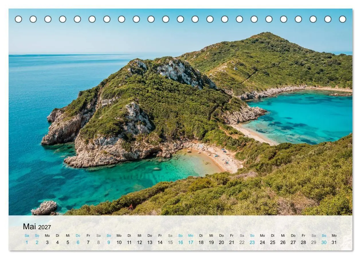 Bild: 9783569549357 | Insel Korfu - Trauminsel im Ionischen Meer (Tischkalender 2027 DIN...