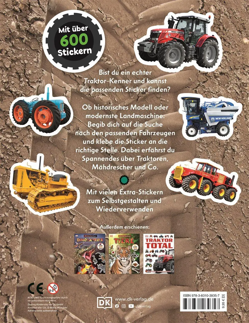 Rückseite: 9783831039357 | Sticker-Lexikon. Traktor &amp; Co. | Mit über 600 Stickern | Kids | Buch