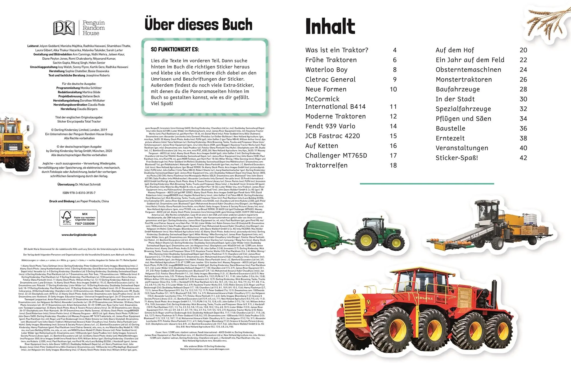 Bild: 9783831039357 | Sticker-Lexikon. Traktor &amp; Co. | Mit über 600 Stickern | Kids | Buch
