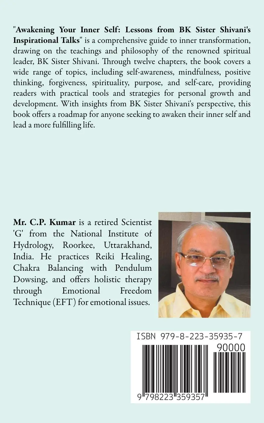 Rückseite: 9798223359357 | Awakening Your Inner Self | C. P. Kumar | Taschenbuch | Englisch