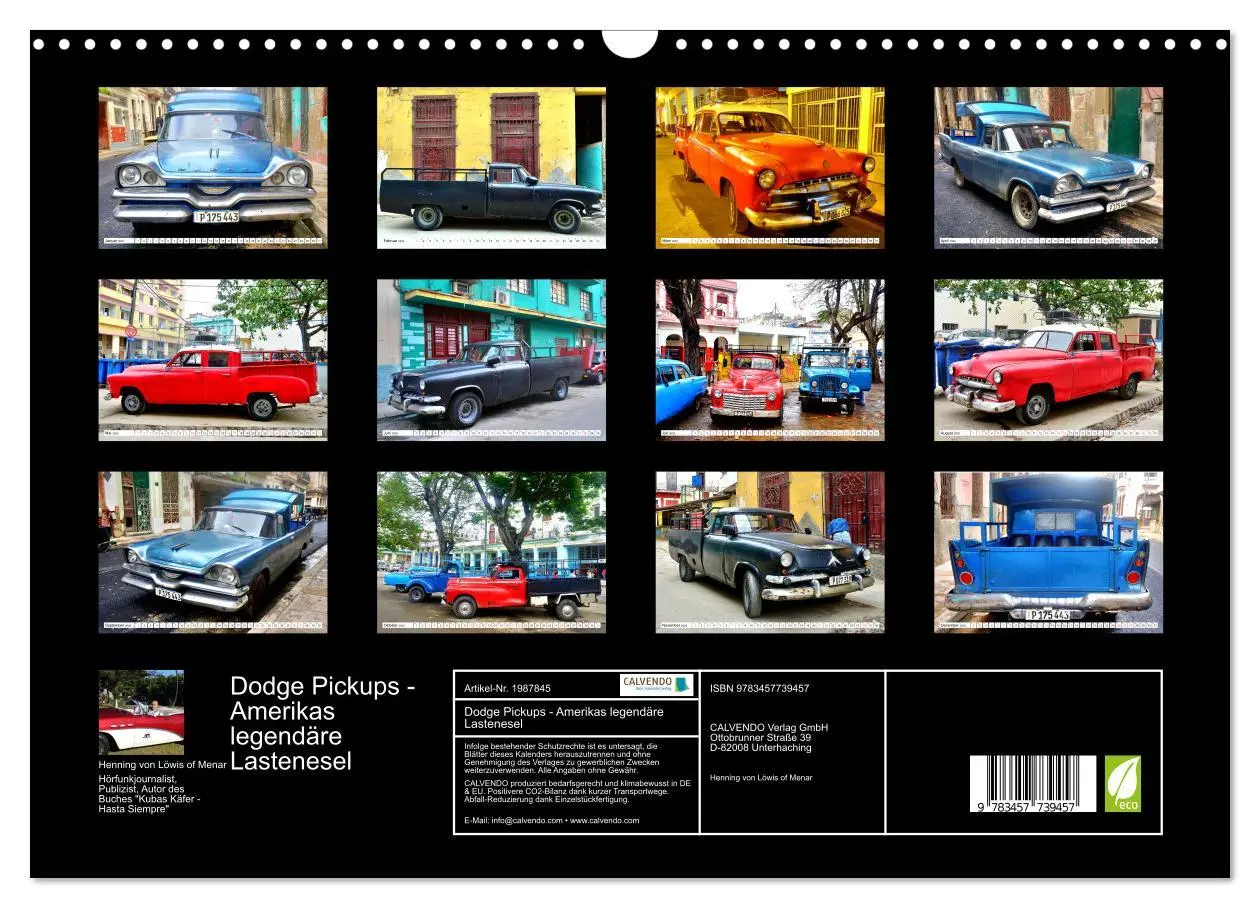 Bild: 9783457739457 | Dodge Pickups - Amerikas legendäre Lastenesel (Wandkalender 2026...
