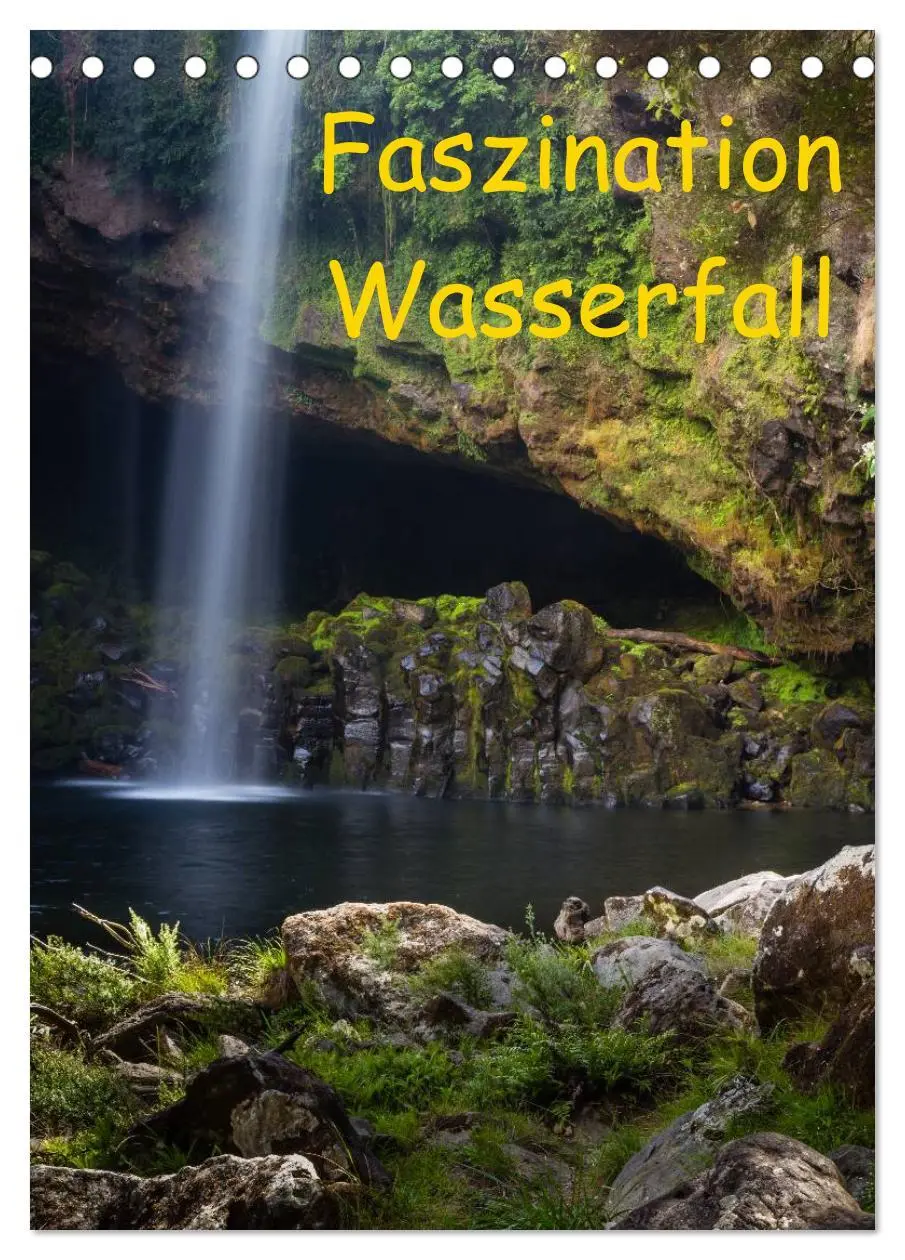 Cover: 9783516449457 | Faszination Wasserfall (Tischkalender 2026 DIN A5 hoch), CALVENDO...