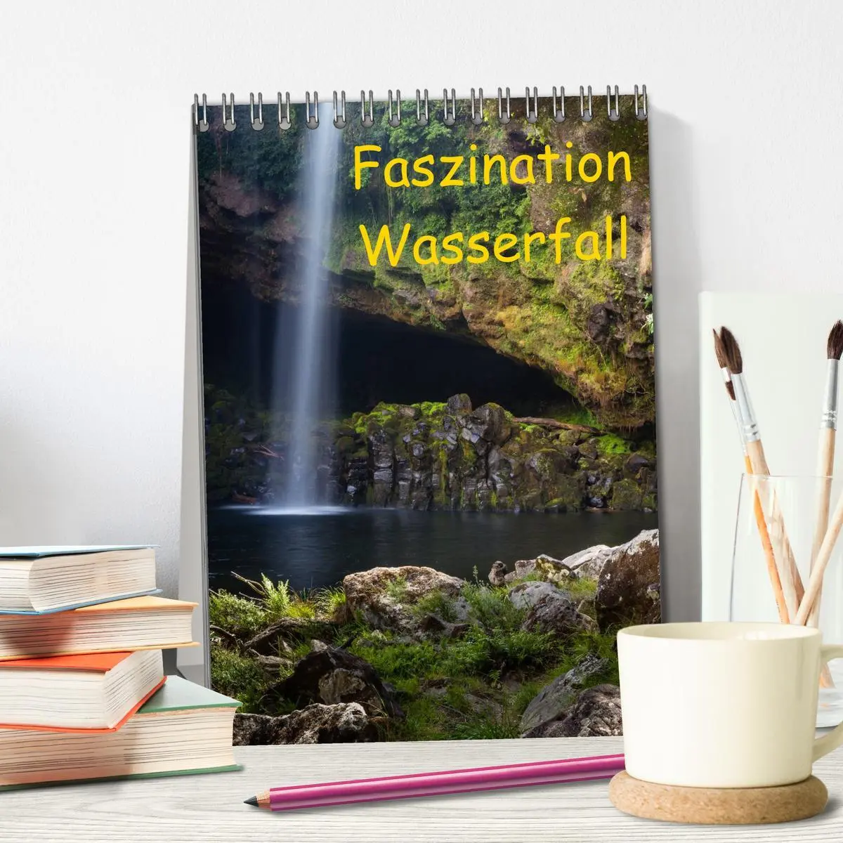 Bild: 9783516449457 | Faszination Wasserfall (Tischkalender 2026 DIN A5 hoch), CALVENDO...