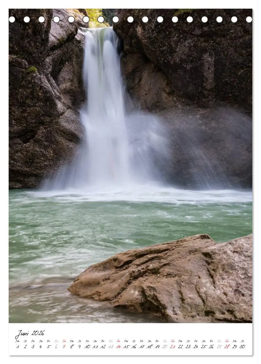 Bild: 9783516449457 | Faszination Wasserfall (Tischkalender 2026 DIN A5 hoch), CALVENDO...