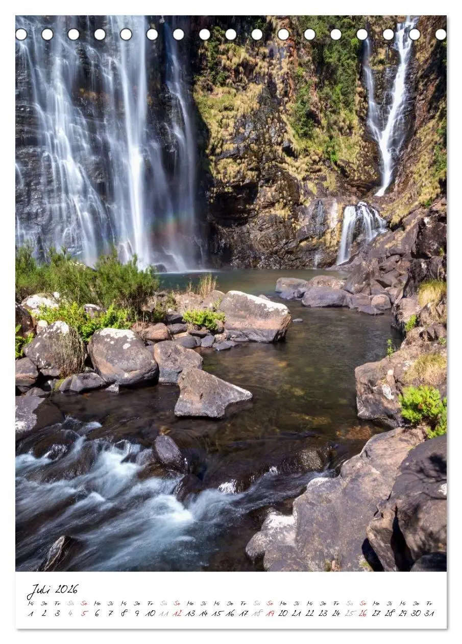 Bild: 9783516449457 | Faszination Wasserfall (Tischkalender 2026 DIN A5 hoch), CALVENDO...