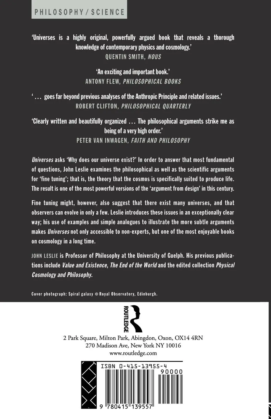 Rückseite: 9780415139557 | Universes | John Leslie | Taschenbuch | Einband - flex.(Paperback)