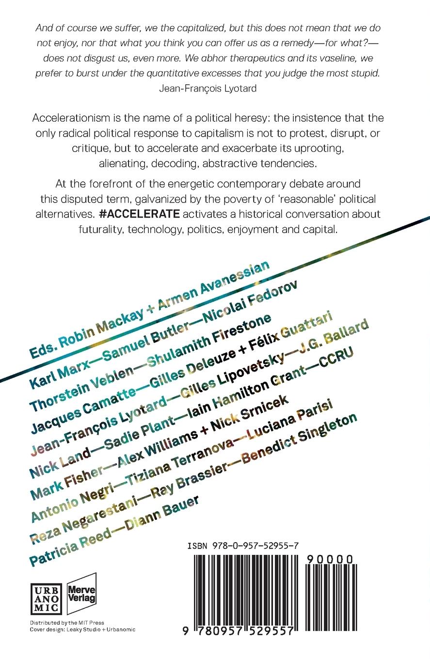Rückseite: 9780957529557 | #Accelerate | The Accelerationist Reader | Robin Mackay (u. a.) | Buch