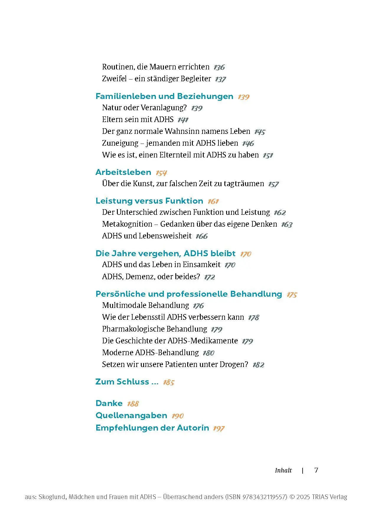 Bild: 9783432119557 | Mädchen und Frauen mit ADHS | Lotta Borg Skoglund | Taschenbuch | 2025