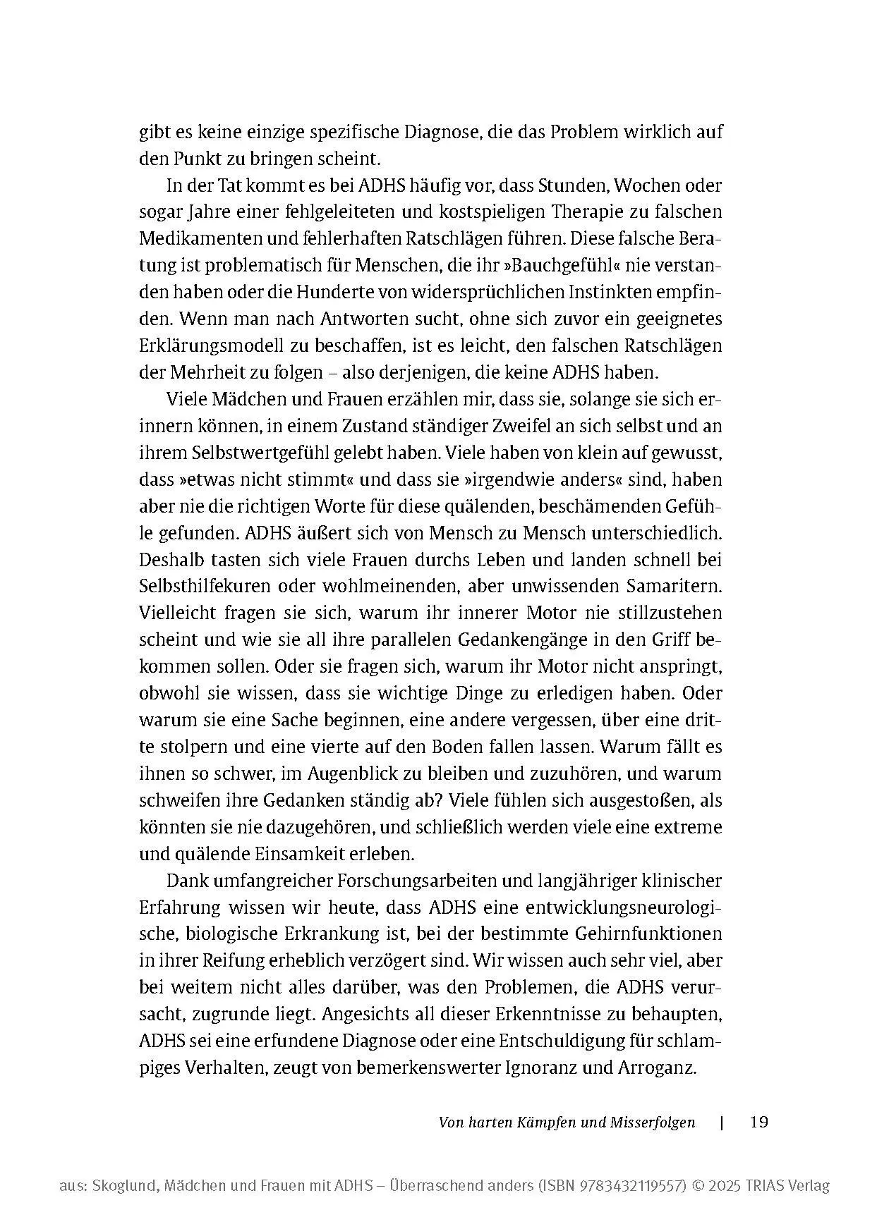 Bild: 9783432119557 | Mädchen und Frauen mit ADHS | Lotta Borg Skoglund | Taschenbuch | 2025