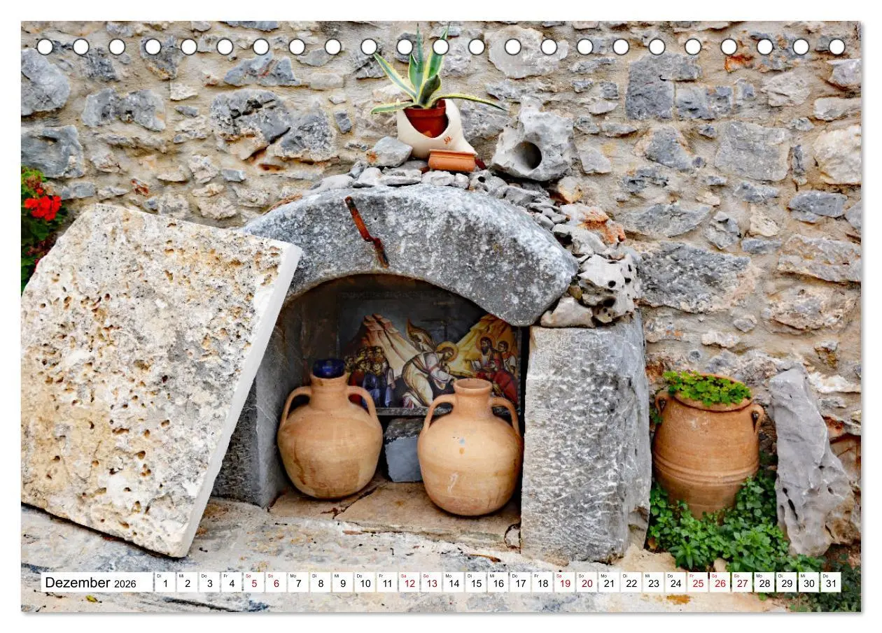 Bild: 9783457729557 | Idylle auf Kreta (Tischkalender 2026 DIN A5 quer), CALVENDO...