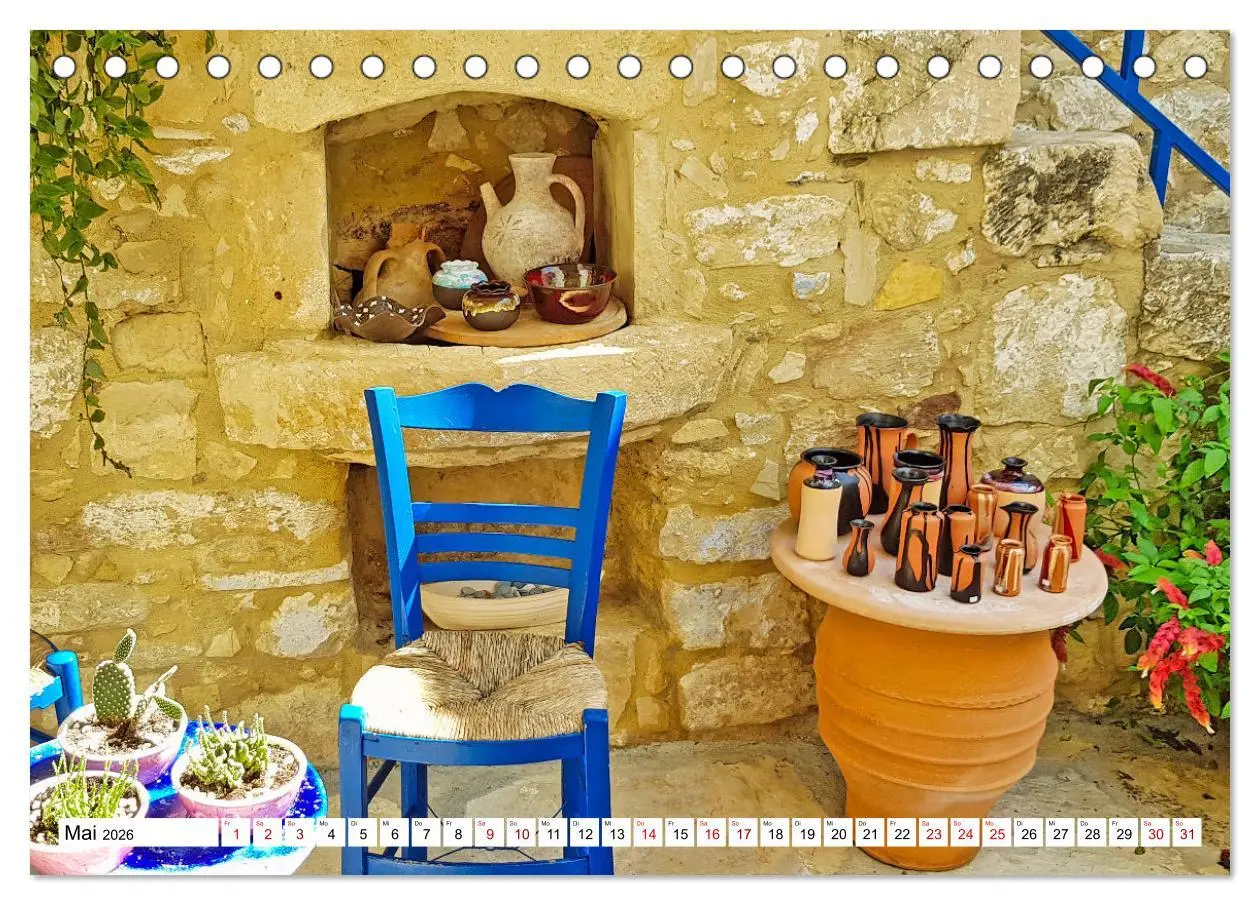 Bild: 9783457729557 | Idylle auf Kreta (Tischkalender 2026 DIN A5 quer), CALVENDO...