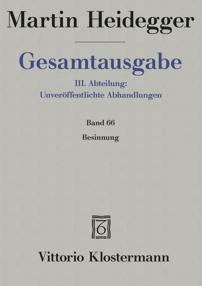 Cover: 9783465029557 | Gesamtausgabe Abt. 3 Unveröffentliche Abhandlungen Bd. 66....
