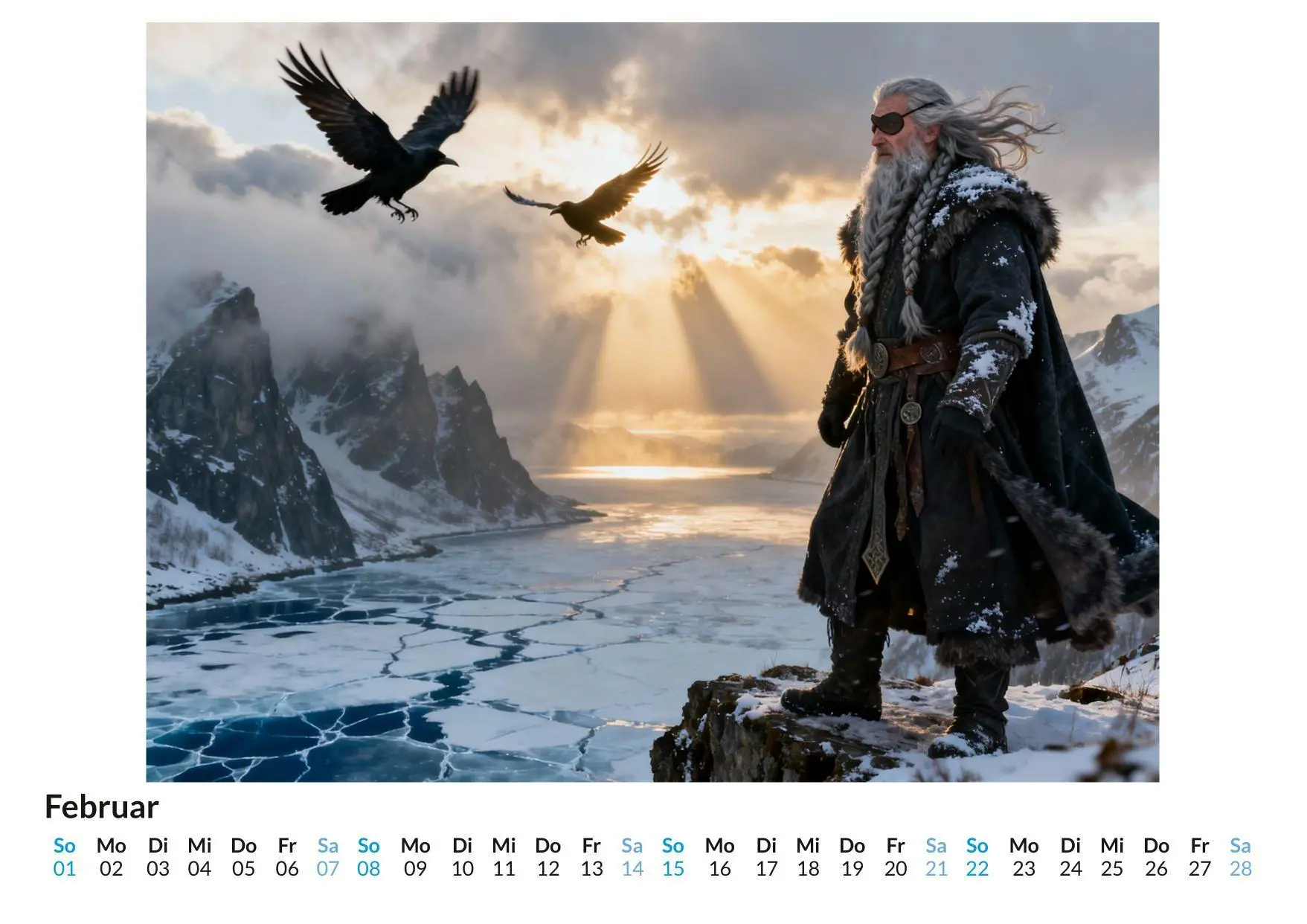 Bild: 9783695329557 | Nordische Mythologie | Linus Hoffmann | Kalender | Deutsch | 2026