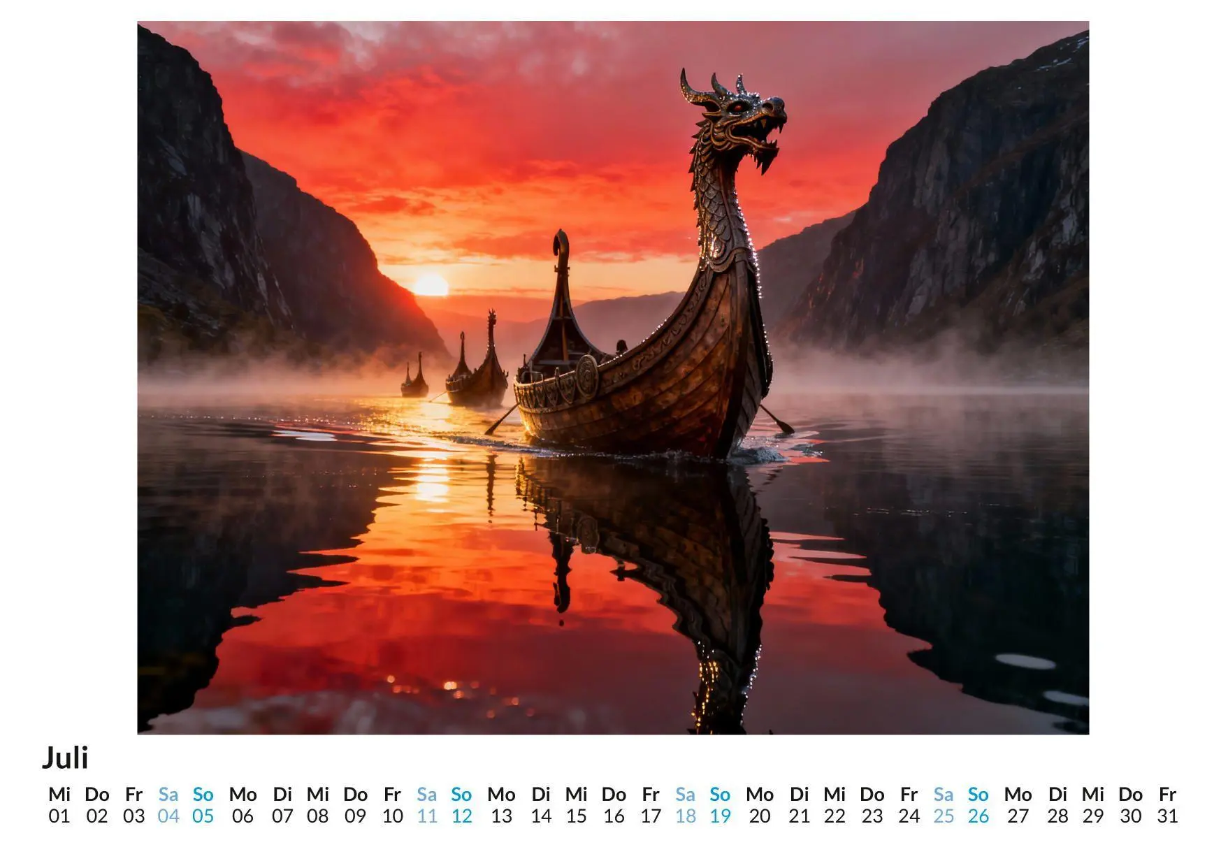 Bild: 9783695329557 | Nordische Mythologie | Linus Hoffmann | Kalender | Deutsch | 2026