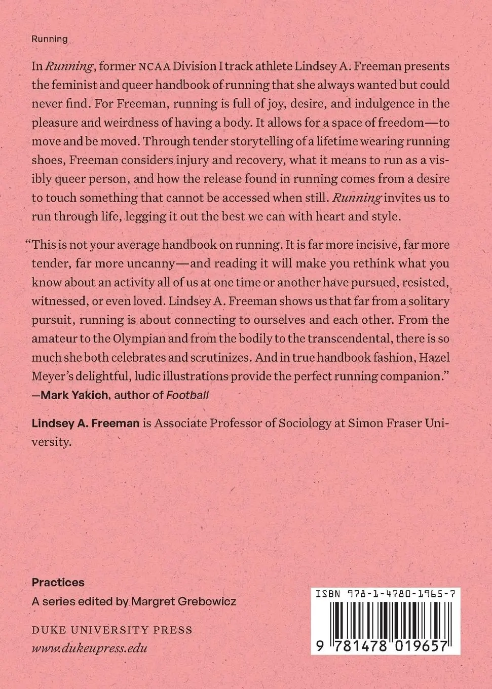 Rückseite: 9781478019657 | Running | Lindsey A. Freeman | Taschenbuch | Englisch | 2023