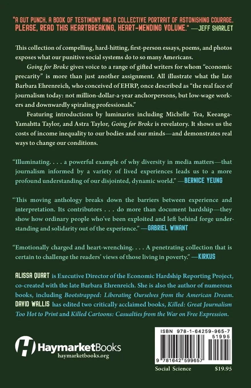 Rückseite: 9781642599657 | Going for Broke | Living on the Edge in the World's Richest Country