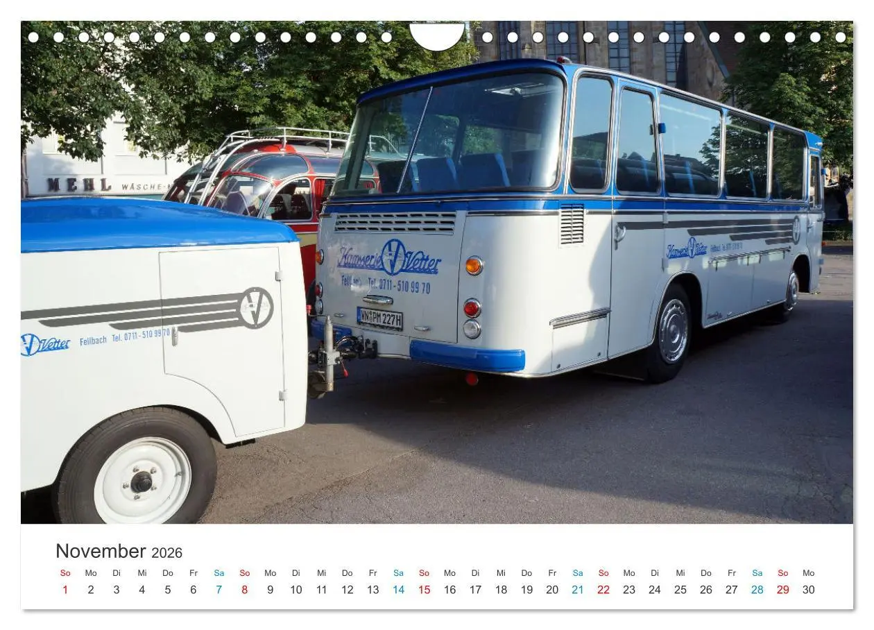 Bild: 9783457339657 | Omnibusse im Fokus (Wandkalender 2026 DIN A4 quer), CALVENDO...