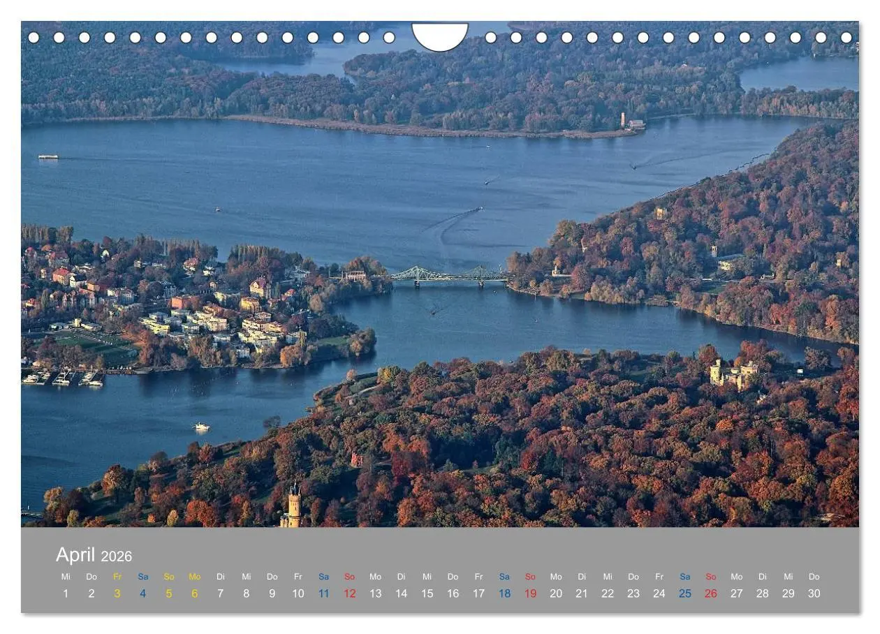 Bild: 9783457959657 | Potsdam von Oben (Wandkalender 2026 DIN A4 quer), CALVENDO...
