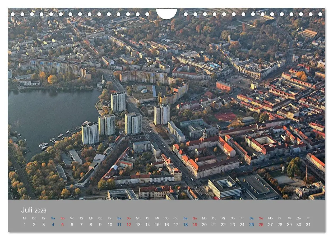 Bild: 9783457959657 | Potsdam von Oben (Wandkalender 2026 DIN A4 quer), CALVENDO...