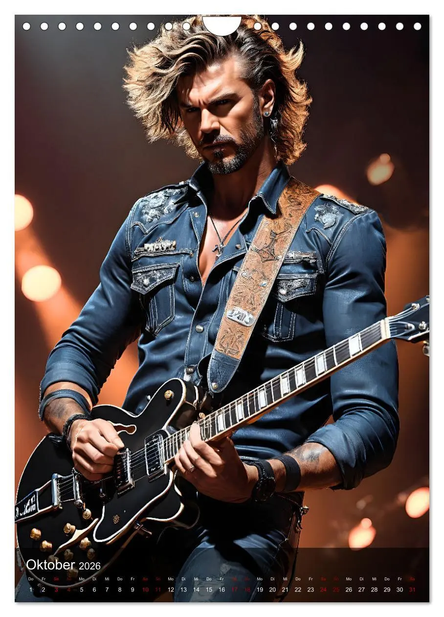 Bild: 9783516289657 | Rockstars - Live on Stage (Wandkalender 2026 DIN A4 hoch), CALVENDO...