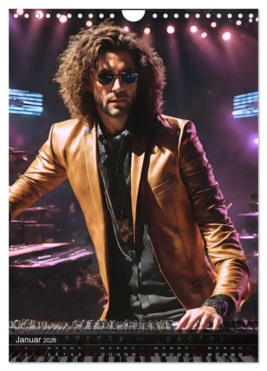 Bild: 9783516289657 | Rockstars - Live on Stage (Wandkalender 2026 DIN A4 hoch), CALVENDO...