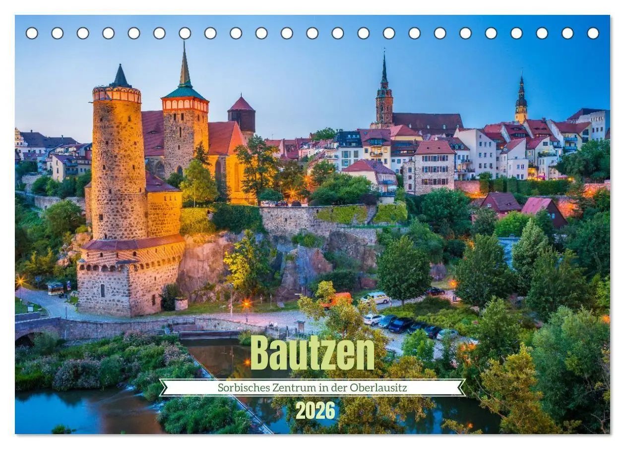 Cover: 9783516669657 | Bautzen - Sorbisches Zentrum in der Oberlausitz (Tischkalender 2026...