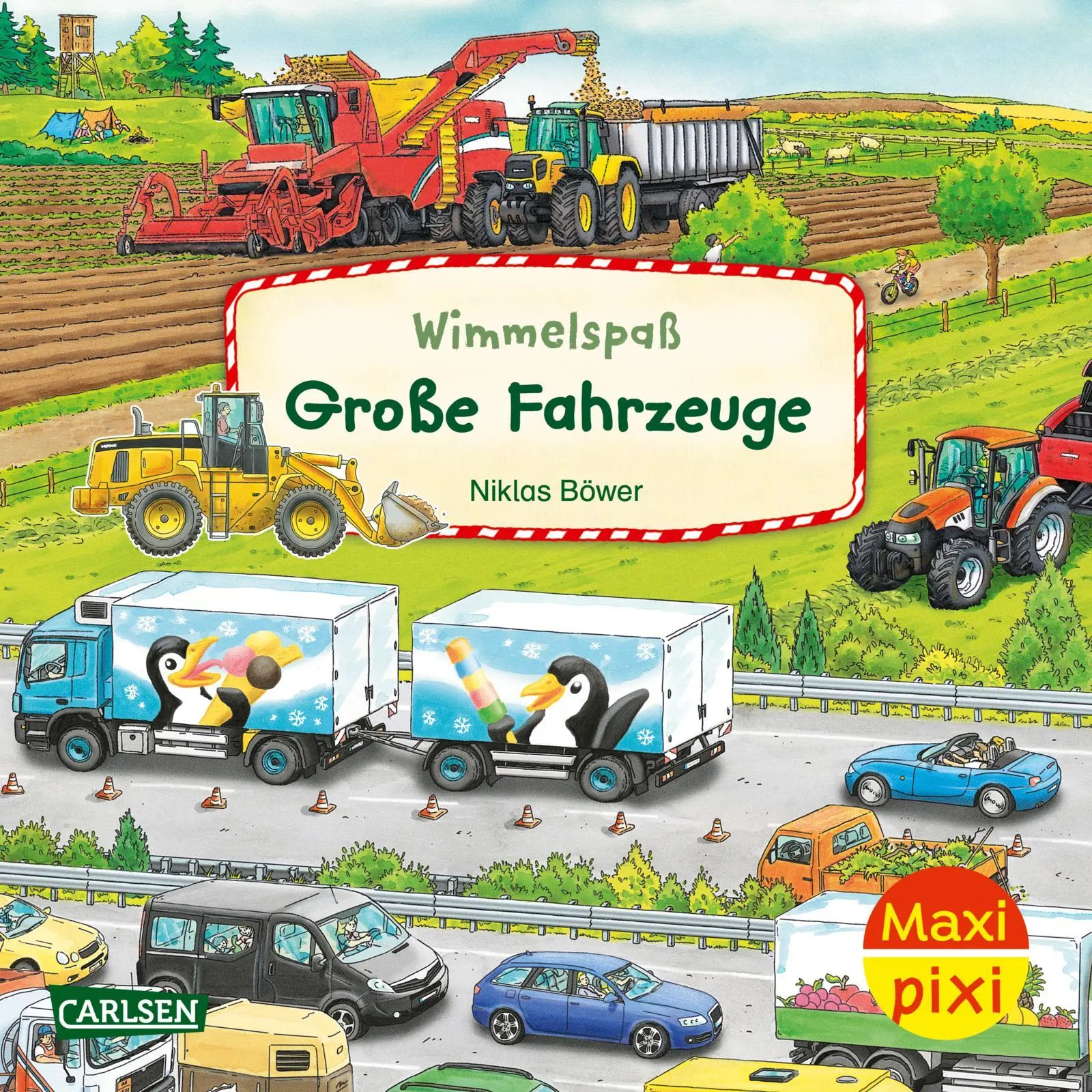 Braun, Christina: Maxi Pixi 488: VE 5: Wimmelspaß Große Fahrzeuge (5 Exemplare)