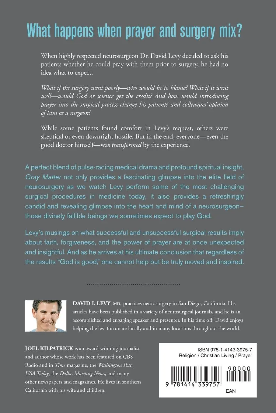 Rückseite: 9781414339757 | Gray Matter | David Levy | Taschenbuch | Englisch | 2011