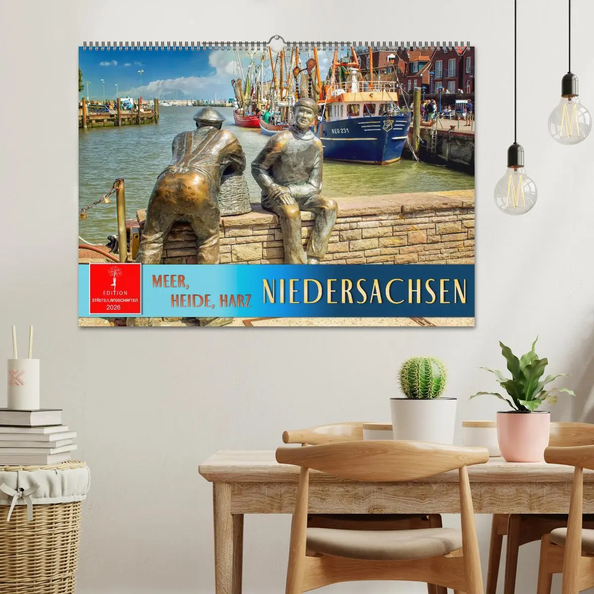 Bild: 9783457259757 | Niedersachsen - Meer, Heide, Harz (Wandkalender 2026 DIN A2 quer),...