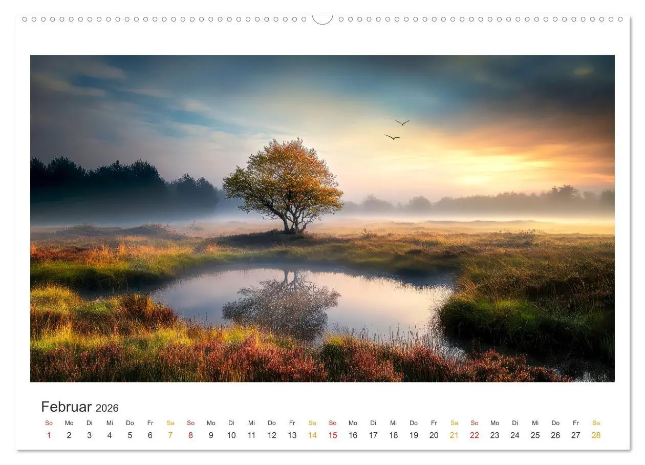 Bild: 9783457259757 | Niedersachsen - Meer, Heide, Harz (Wandkalender 2026 DIN A2 quer),...