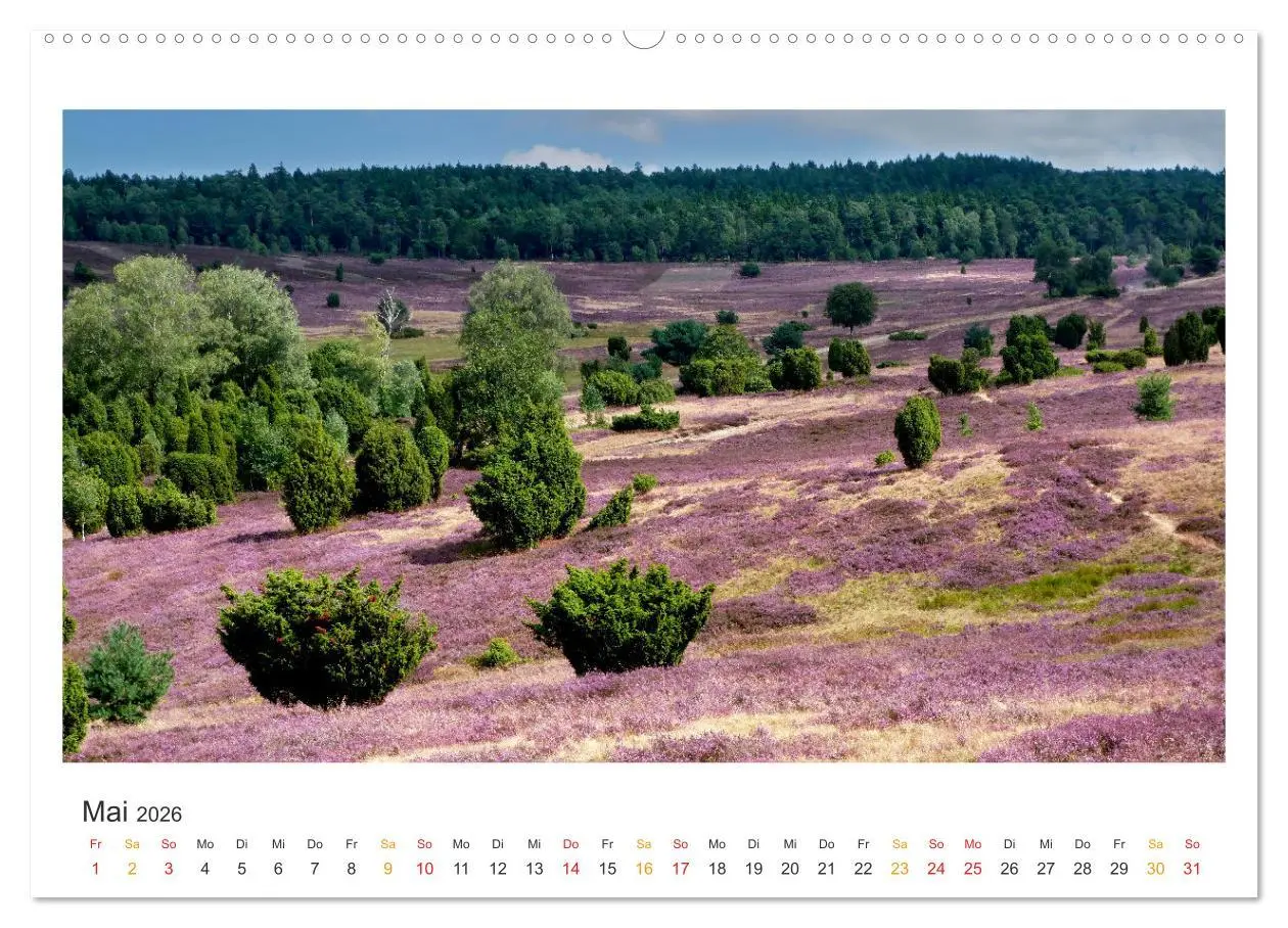 Bild: 9783457259757 | Niedersachsen - Meer, Heide, Harz (Wandkalender 2026 DIN A2 quer),...