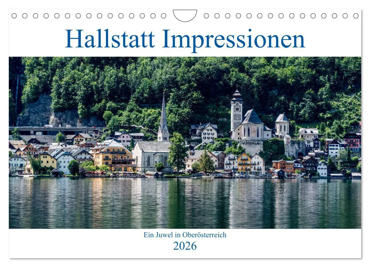 Cover: 9783457879757 | Hallstatt Impressionen (Wandkalender 2026 DIN A4 quer), CALVENDO...