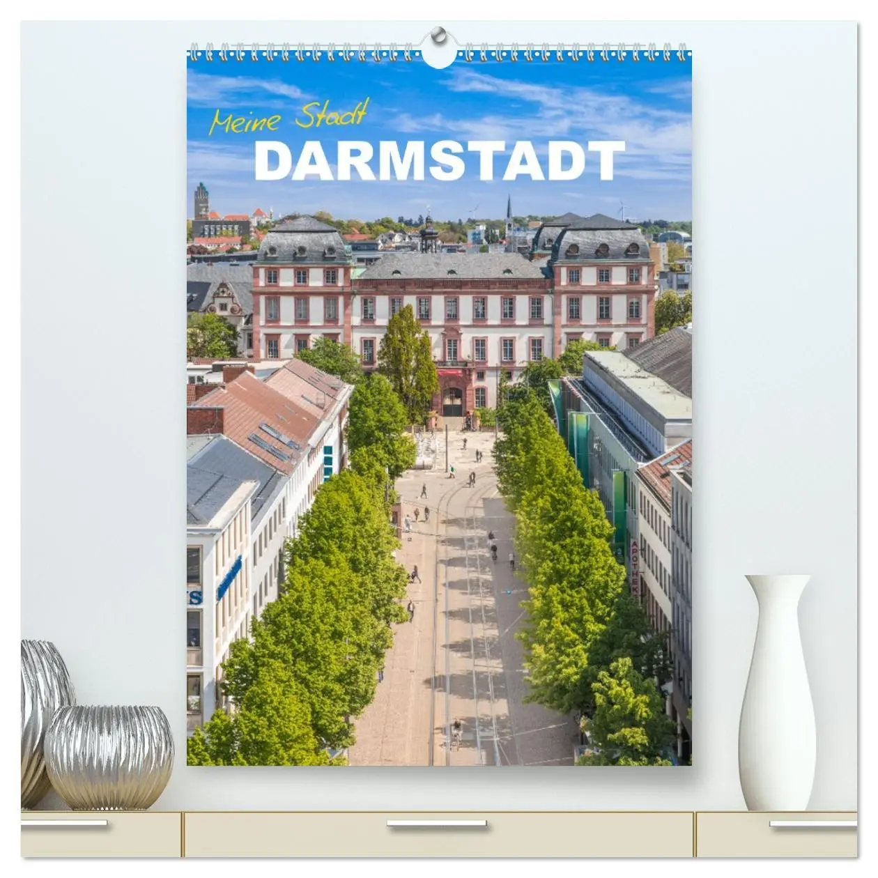 Cover: 9783516409857 | Meine Stadt Darmstadt (hochwertiger Premium Wandkalender 2026 DIN...