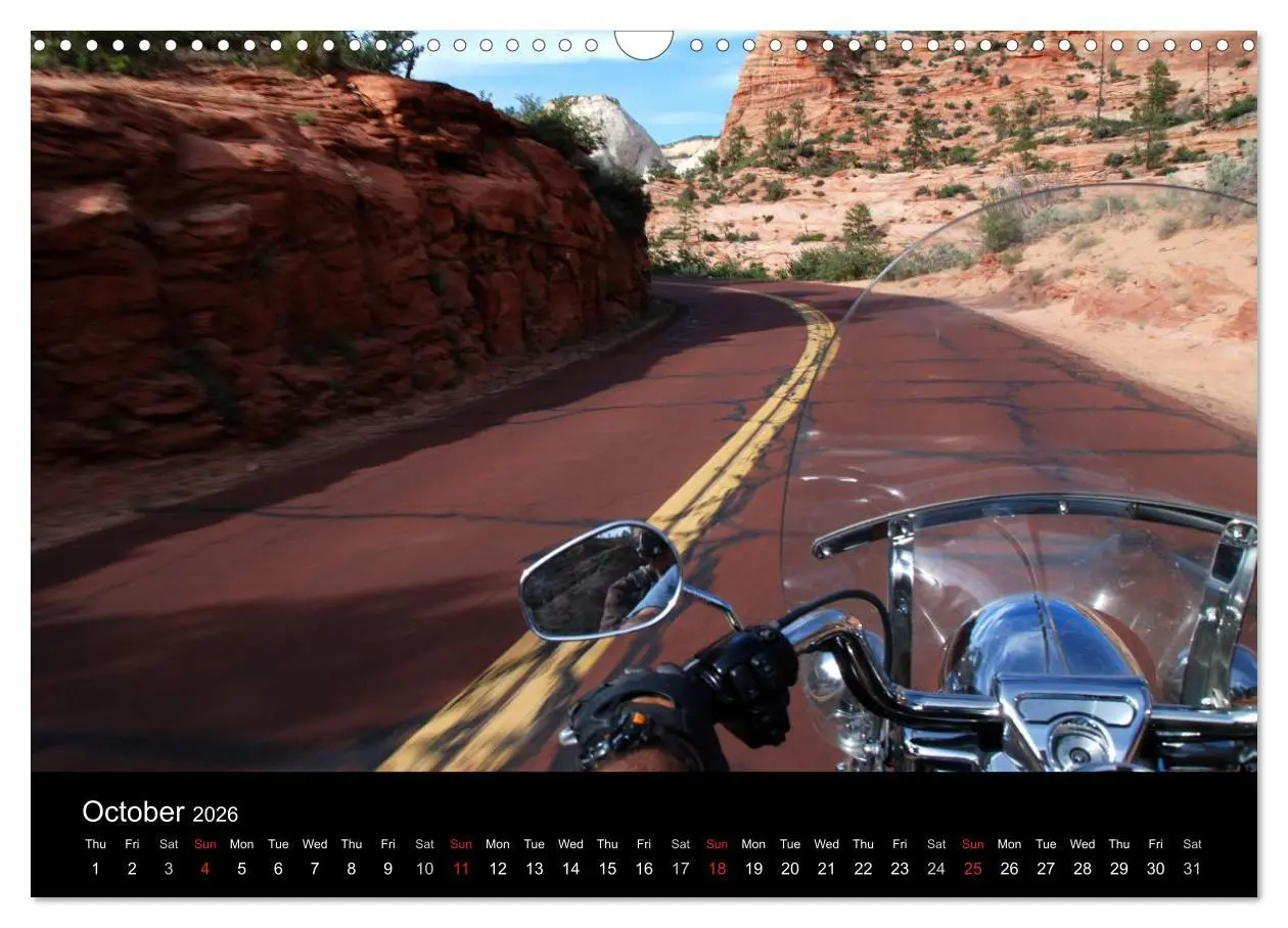 Bild: 9783516579857 | Riding the Wild West - America's Backroads by Motorcycle (Wall...