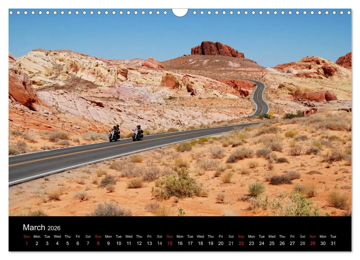 Bild: 9783516579857 | Riding the Wild West - America's Backroads by Motorcycle (Wall...