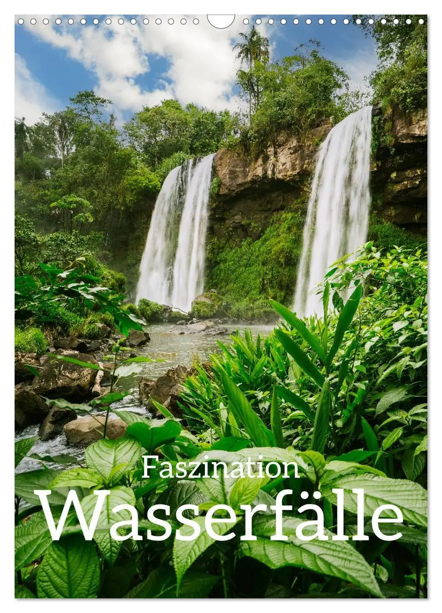 Cover: 9783516649857 | Faszination Wasserfälle (Wandkalender 2026 DIN A3 hoch), CALVENDO...