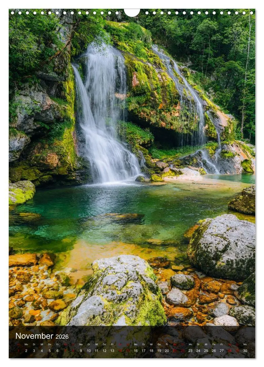 Bild: 9783516649857 | Faszination Wasserfälle (Wandkalender 2026 DIN A3 hoch), CALVENDO...