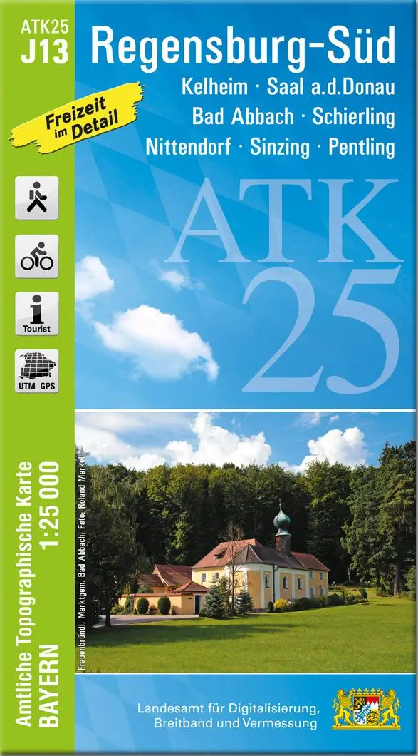 Cover: 9783899339857 | ATK25-J13 Regensburg-Süd (Amtliche Topographische Karte 1:25000)