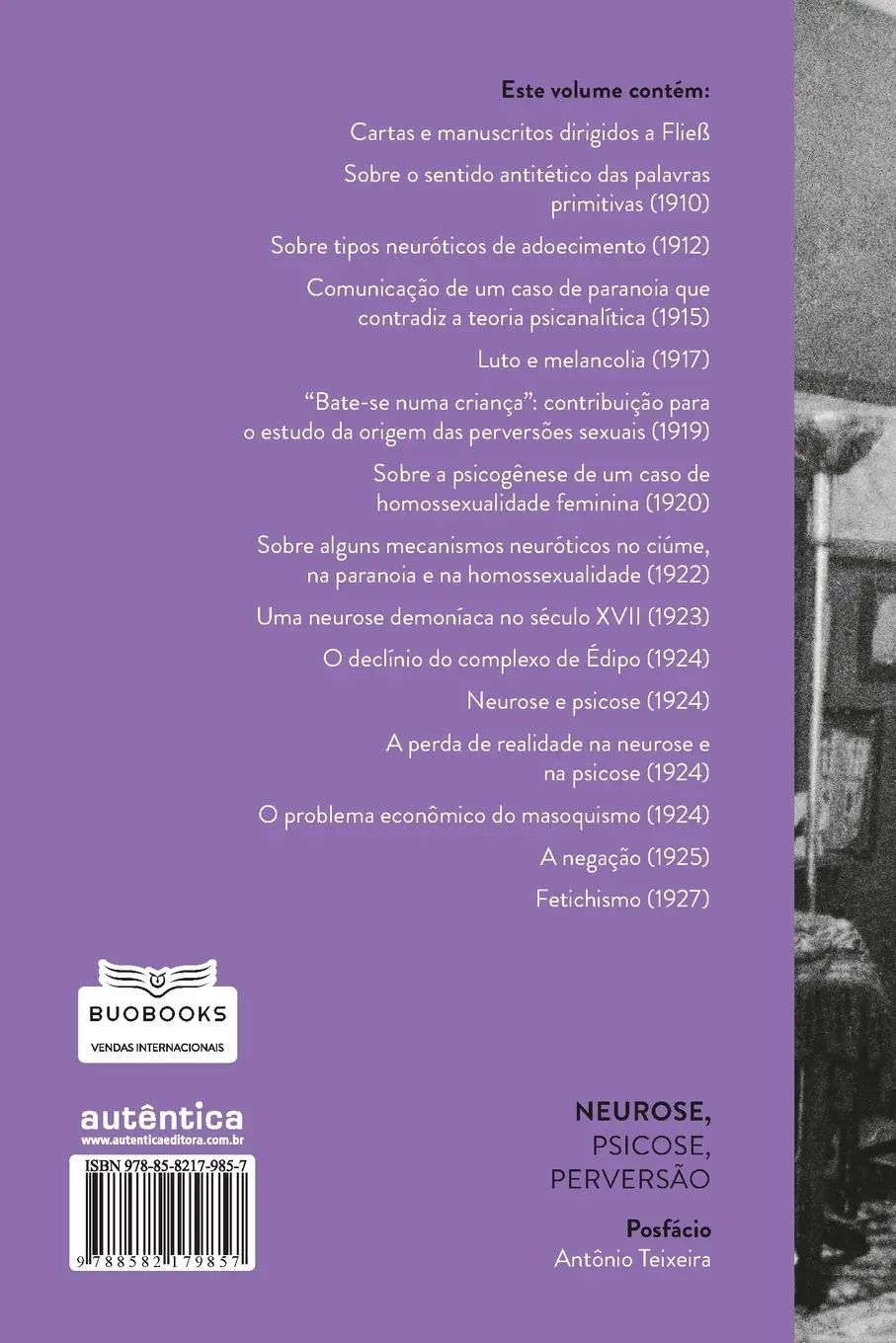 Rückseite: 9788582179857 | Freud - Neurose, psicose, perversão | Sigmund Freud | Taschenbuch