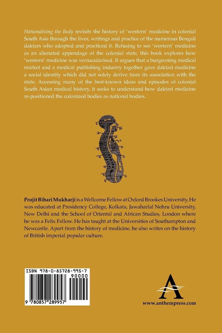 Rückseite: 9780857289957 | Nationalizing the Body | Projit Bihari Mukharji | Taschenbuch | 2011
