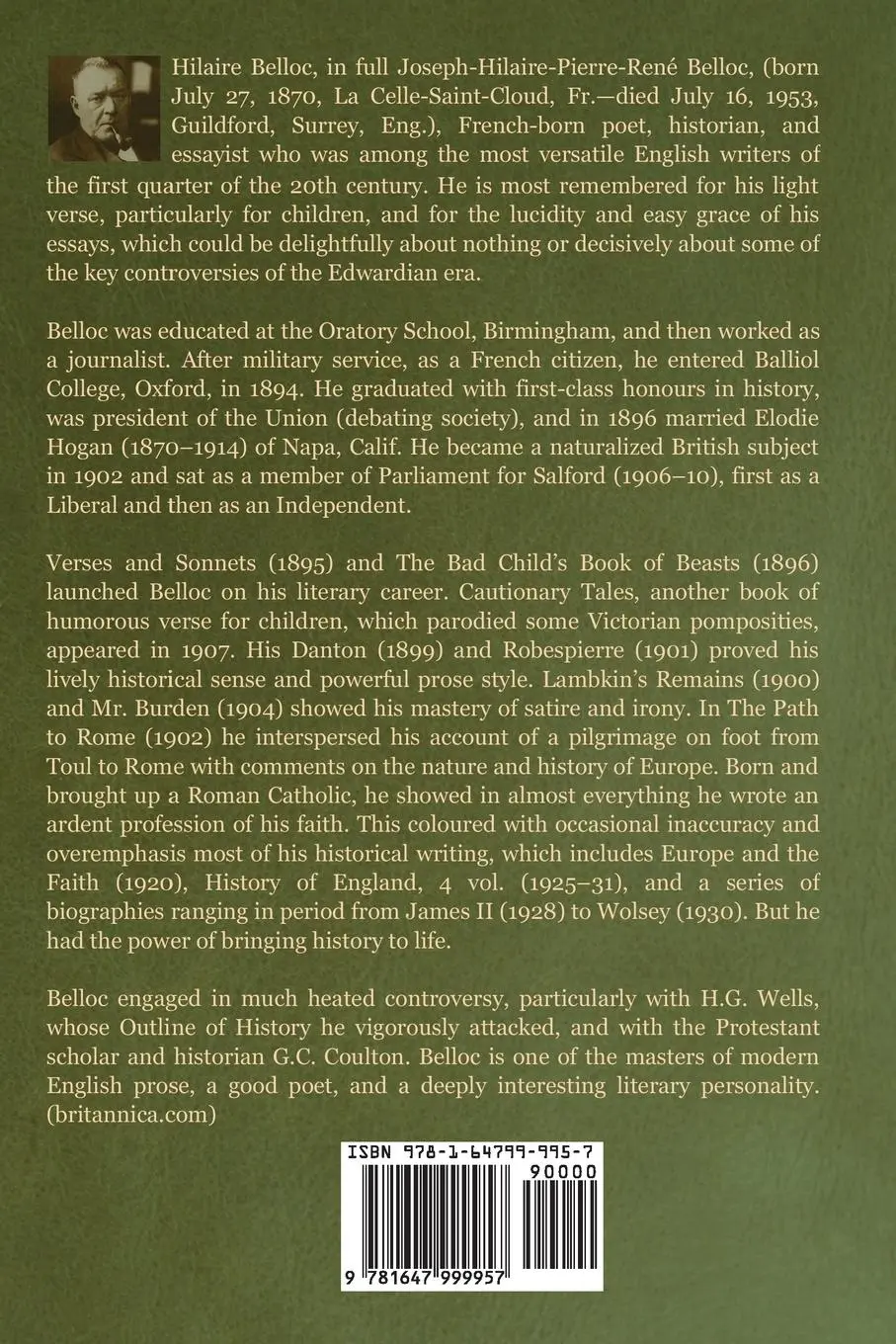 Rückseite: 9781647999957 | The Free Press &amp; The Historic Thames | Hilaire Belloc | Taschenbuch