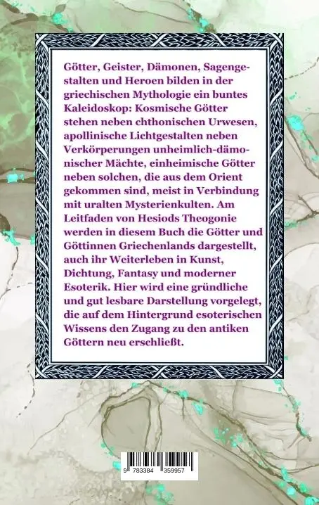 Rückseite: 9783384359957 | Götter und Göttinnen Griechenlands | Manfred Ehmer | Taschenbuch