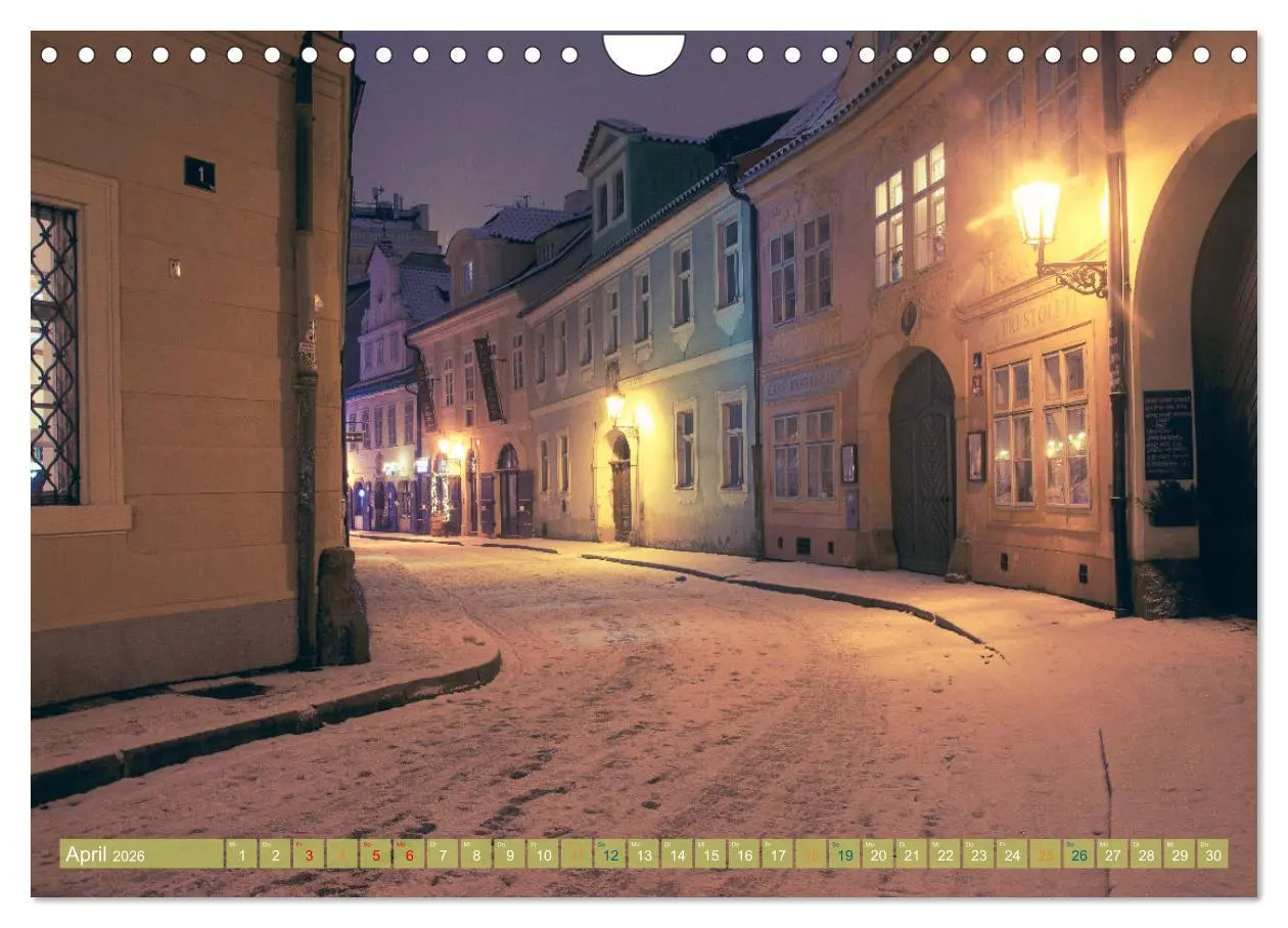 Bild: 9783457549957 | Winterzauber in Prag (Wandkalender 2026 DIN A4 quer), CALVENDO...