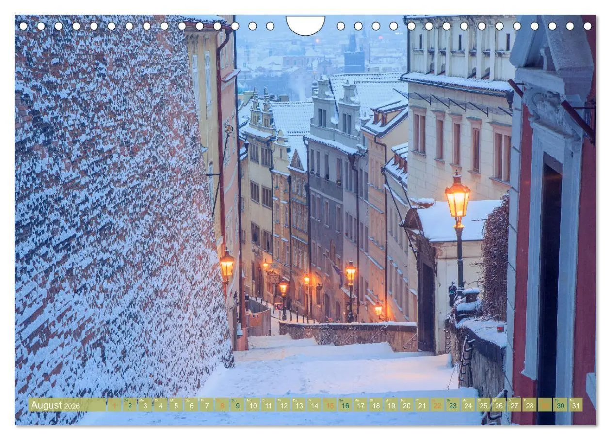Bild: 9783457549957 | Winterzauber in Prag (Wandkalender 2026 DIN A4 quer), CALVENDO...