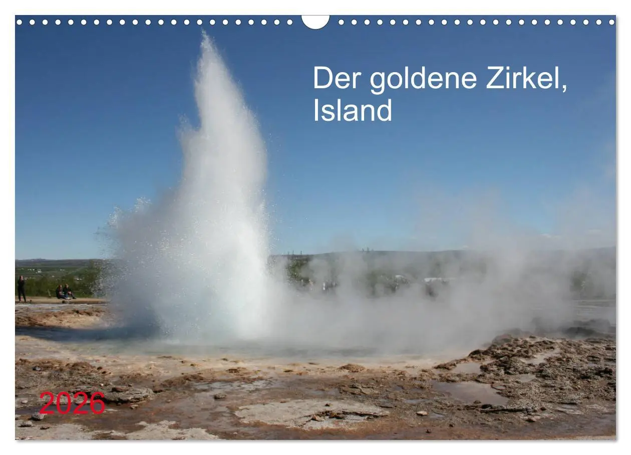 Cover: 9783457789957 | Der goldene Zirkel, Island (Wandkalender 2026 DIN A3 quer),...